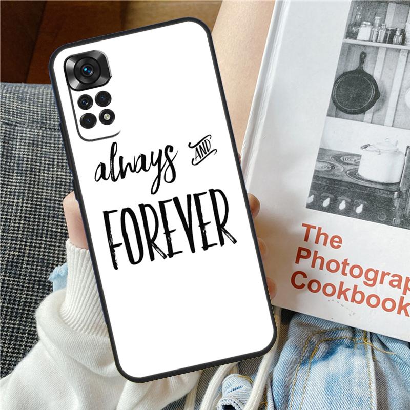 The Vampire Diaries Always Forever Case For Xiaomi Redmi Note 12 10 9 11 Pro 9S 10S 11S 12S Cover For Redmi 12 9C 10C 12C 13C