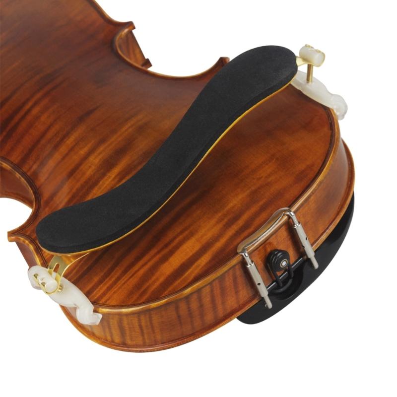 Violin Shoulder Rest for 1/2-4/4 Size, Collapsible and Height Adjustable Feet