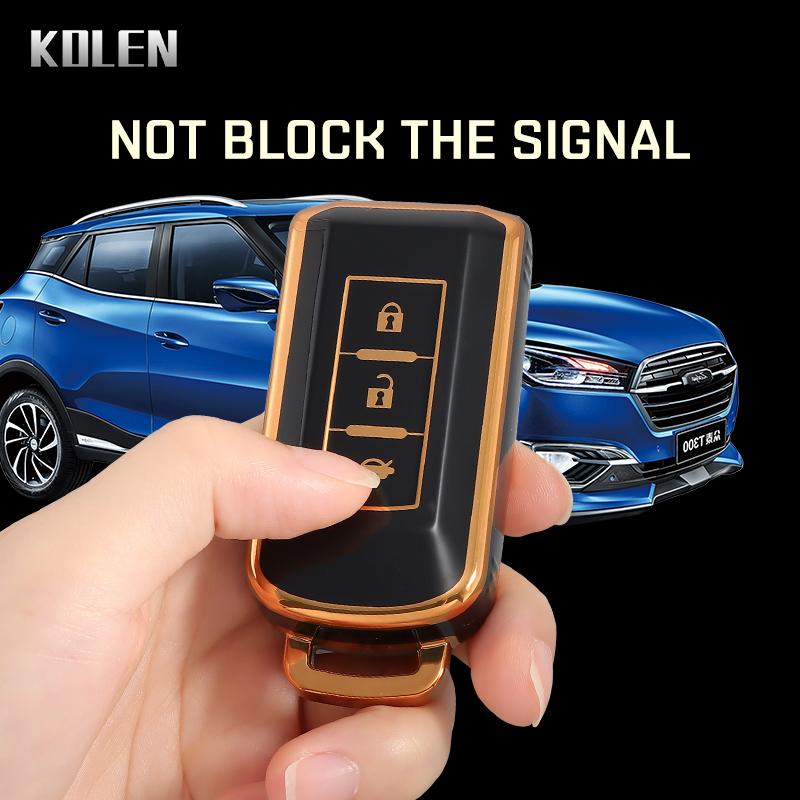 Fashion Tpu Car Remote Key Case Cover Shell For Mitsubishi Outlander Asx Lancer Pajero Sport Eclipse Cross Protective Holder Fob