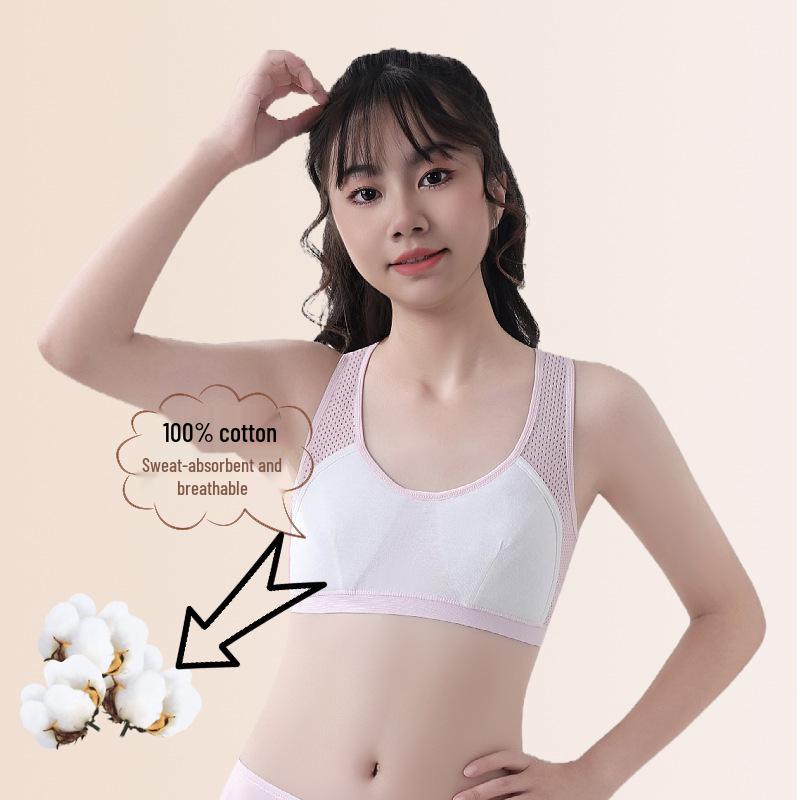 Large Wireless Breathable Training Bra for Girls Aged 12-16