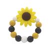 Colorful Bracelet Silicone Teether Chew  Soft Beads Toy Baby