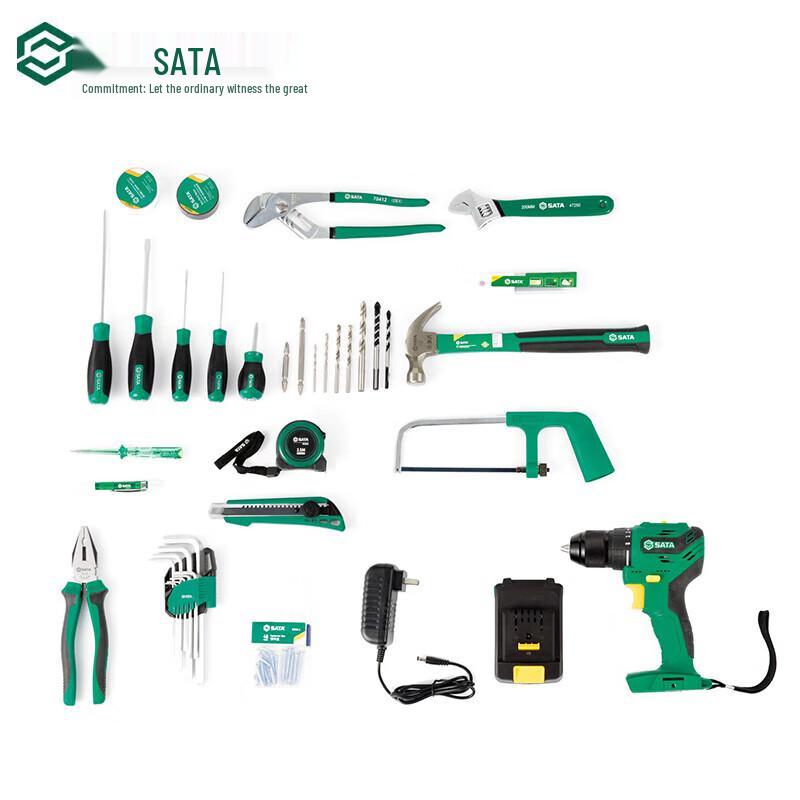 SATA 99-Piece 18V Electric Drill Repair & Installation Kit