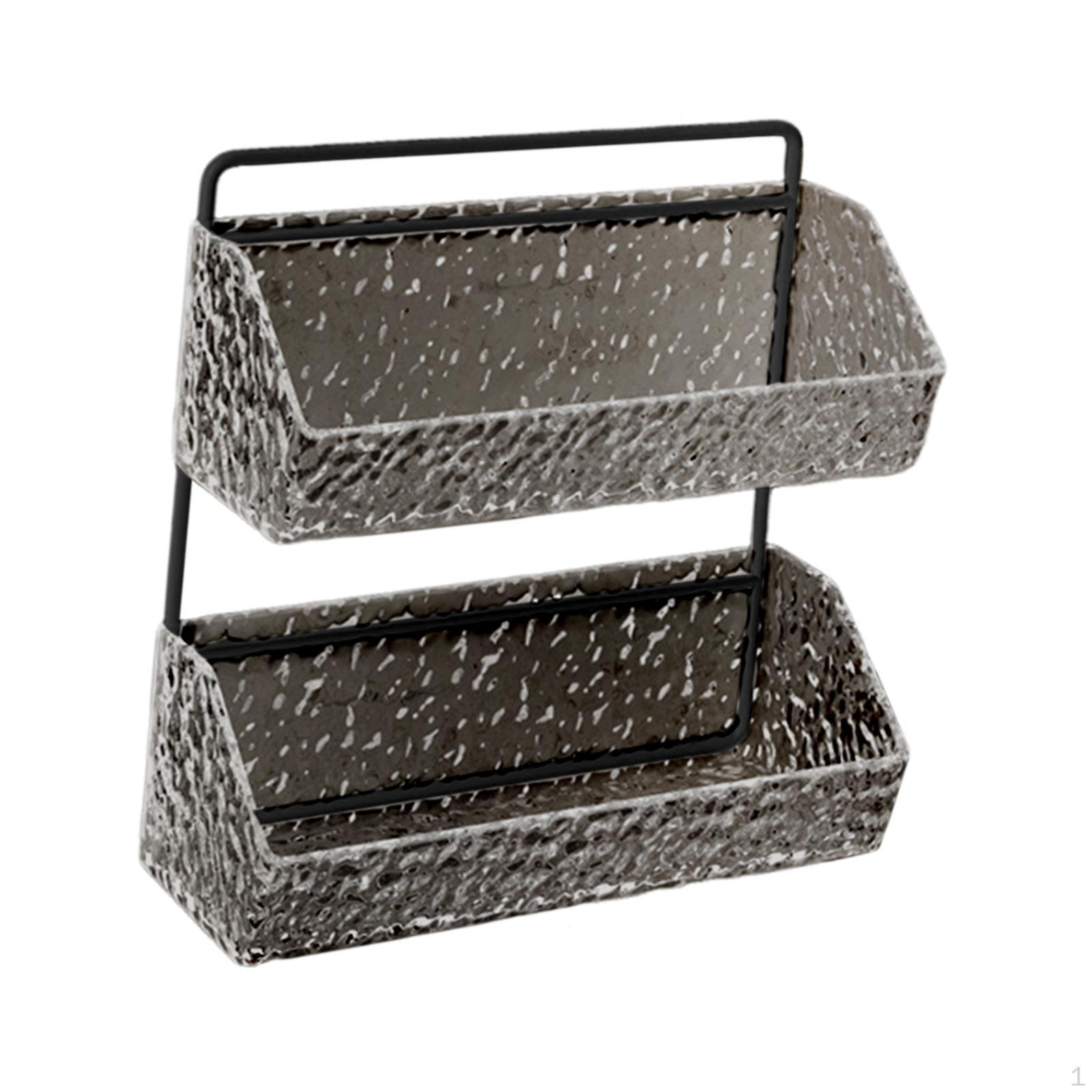 

Hanging Kitchen Basket Farmhouse Food Storage Fruit Vegetable for темно-сірий