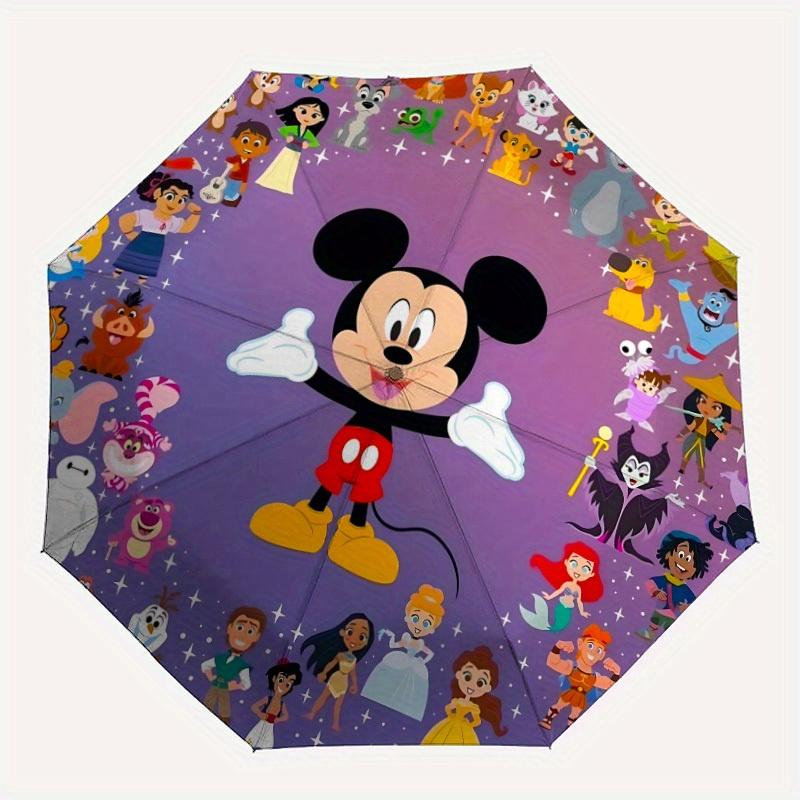 

1pc Mickey Mouse Automatic Open/close, All-Season Portable Folding Umbrella, Perfect Gift for Friends , Sturdy Ribs yy250808012