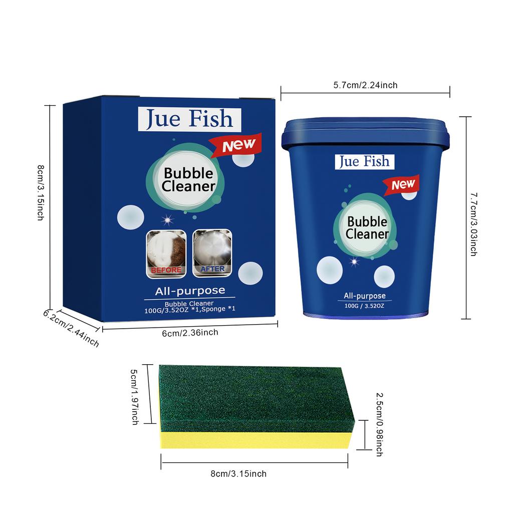 Stainless Steel Cleaning Cream Kitchenware Stain Dirt Cleaner Washing Pot Bottom Scale Pan Rust Removal Cookware Cleaning Paste