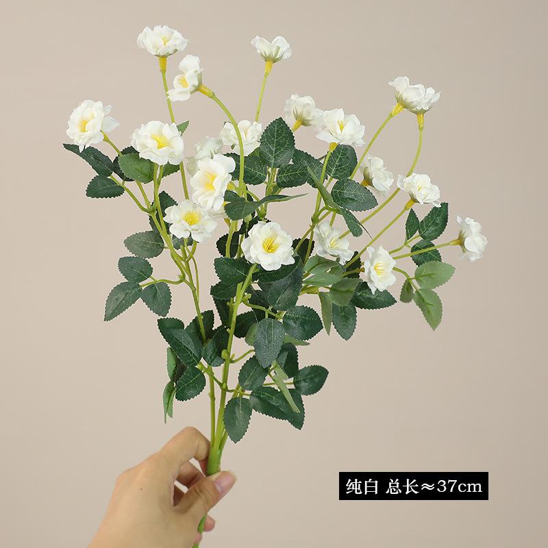 

The new simulation bundle of roses, Xiaoyue Jimei, light luxury home furnishing hotel model room decoration flower arrangement simulation rose flower чистый белый
