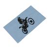Moto X Moto da cross Monocromatico Arte vettoriale Asciugamano viso morbido Asciugatura rapida Piscina Bagno Asciugamani in cotone Assorbente Rapido
