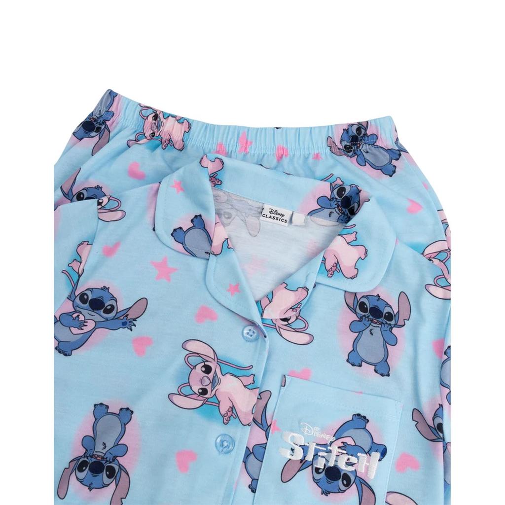 Lilo & Stitch Girls Character Long-Sleeved Long Pyjama Set