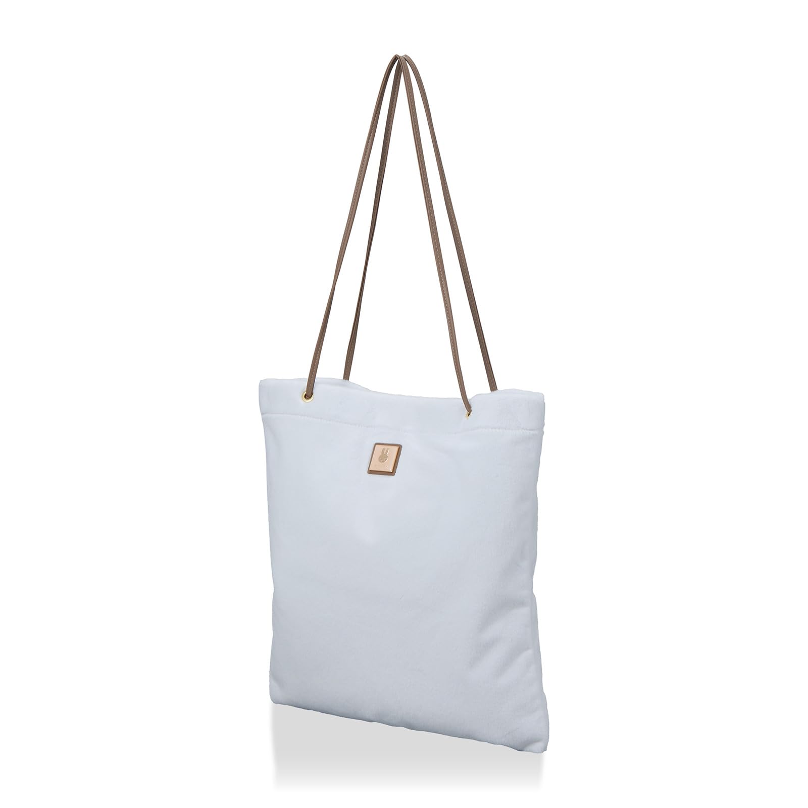 

Miffy fur horizontal mini shoulder bag 6093 White fur B305.