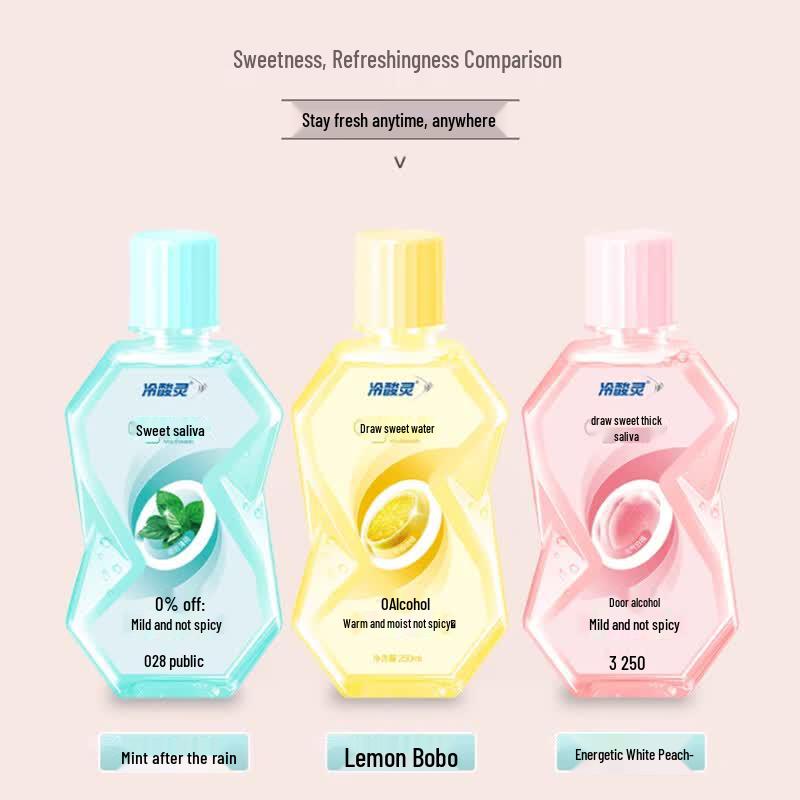 Langsaling Huatian Lemon Bobo Mouthwash