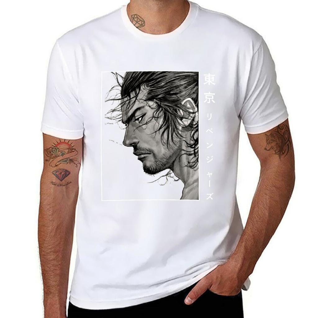 Music Vintage Vagabond Manga T-Shirt Man T Shirts Graphic Man T Shirt Luxury T-Shirt