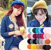 Stylish Women Solid Wool Beret French Artist Beanie Hat For Cozy Winter Days