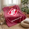 Spartak Moscow Theme Blanket Soft Flannel Fleece Blanket Warm Lightweight Throw Blanket for Home Sofa Bed