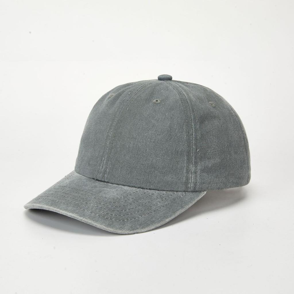 Washed baseball cap coating old solid color blank light version hat European and American retro cap hat women