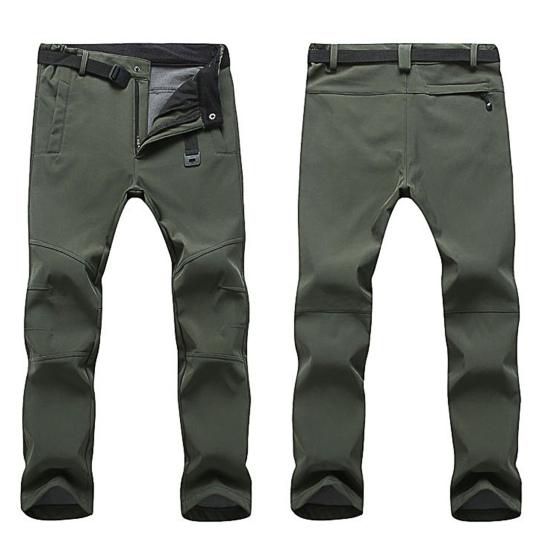 Herren Hose Stretch Wasserdicht Freizeit Winddicht Fleece Dicke Cargohose zum Klettern