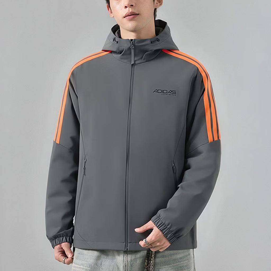 adidas Outdoor Warme Kapuzen-Laufjacke Herren Jacken KQ7850