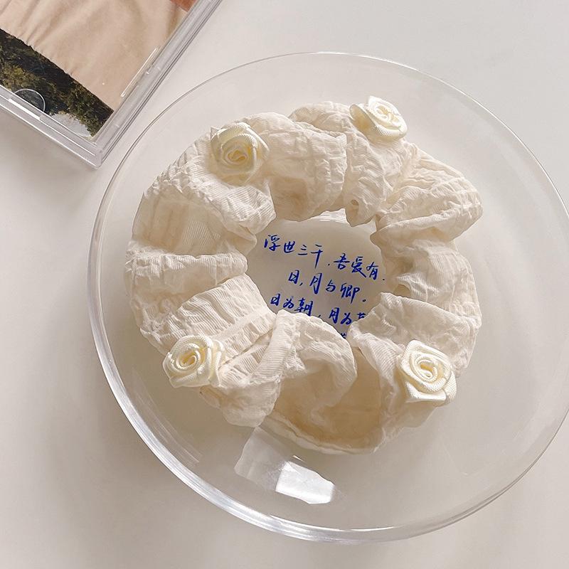 Women's Fresh Intestine Hair Tie: Gentle, Versatile, Sweet & Cute for Damage-free, Stylish Buns this Summer