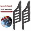 Extended Length Jigsaws Blade Optimized Tooth Design for Hard Materials Cutting Universal Shank Flush Cut Capability