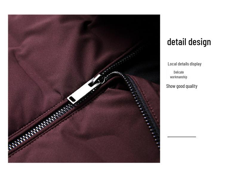 Men's Business Casual Lapel Down Jacket - Autumn/Winter 2025