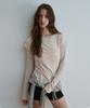 KEYAMO Sheer Layered Set Top_Cool Ash