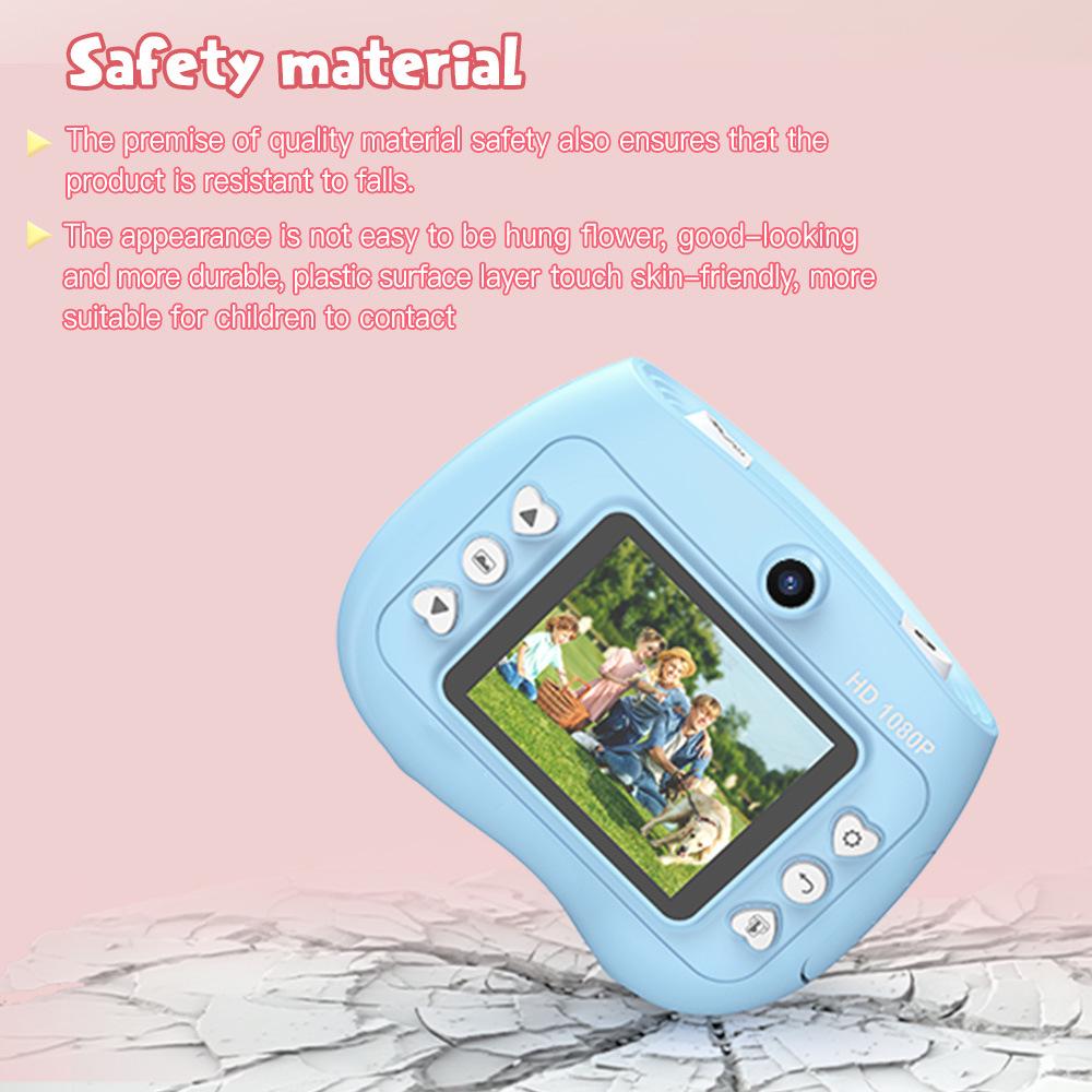 Portable Purple Children's Instant Selfie Camera with Printing