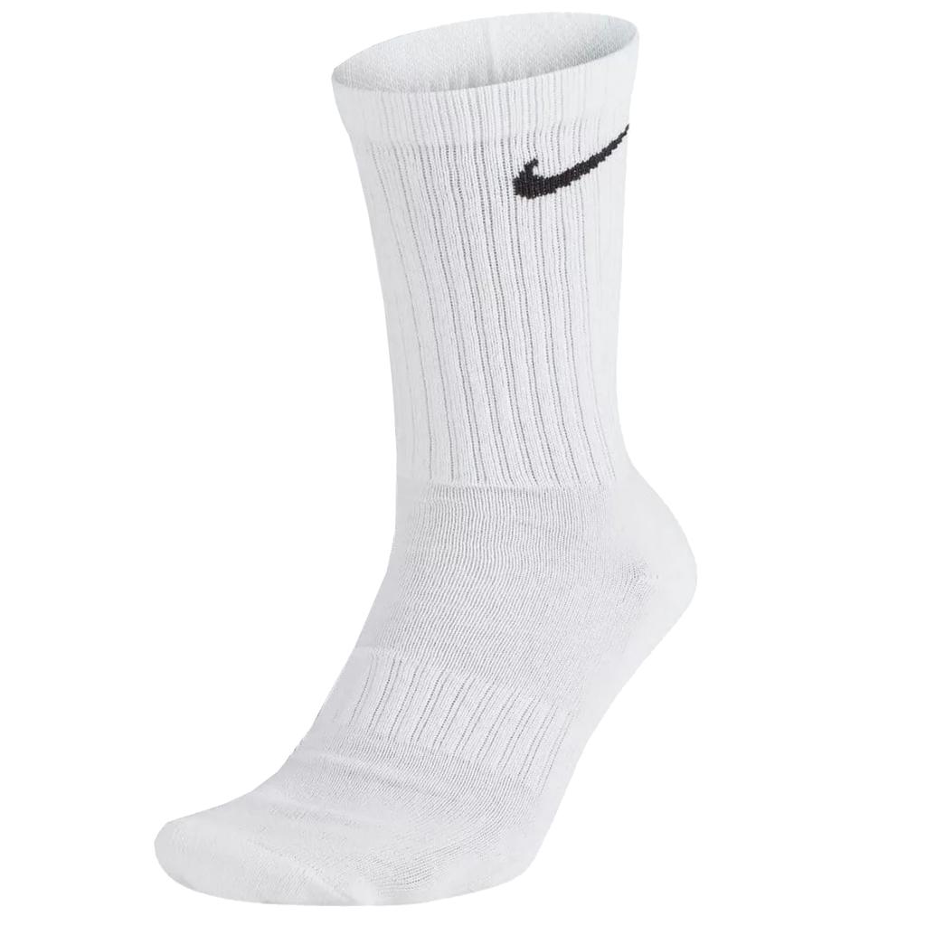 Nike Everyday Cushioned Dri-FIT 3-Pack Socks, Unisex White Socks