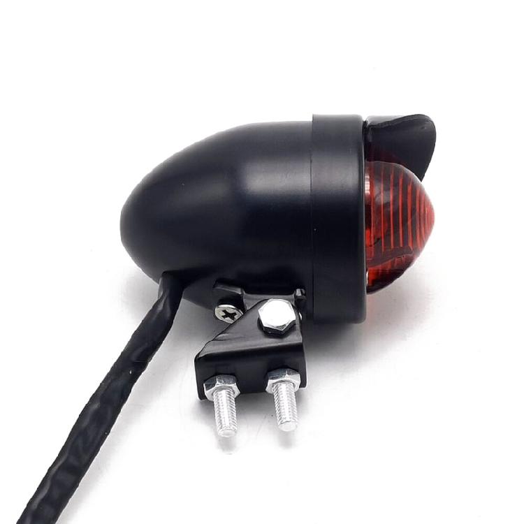 1 PC Motorcycle Red 12V LED Adjustable Cafe Racer Style Stop Tail Lamp Motorbike