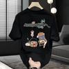 Trendy Brand Short-Sleeved Pure Cotton Men'S Printed T-Shirt Trendy Men'S And Women'S Versatile Round Neck T-Shirt Men'S