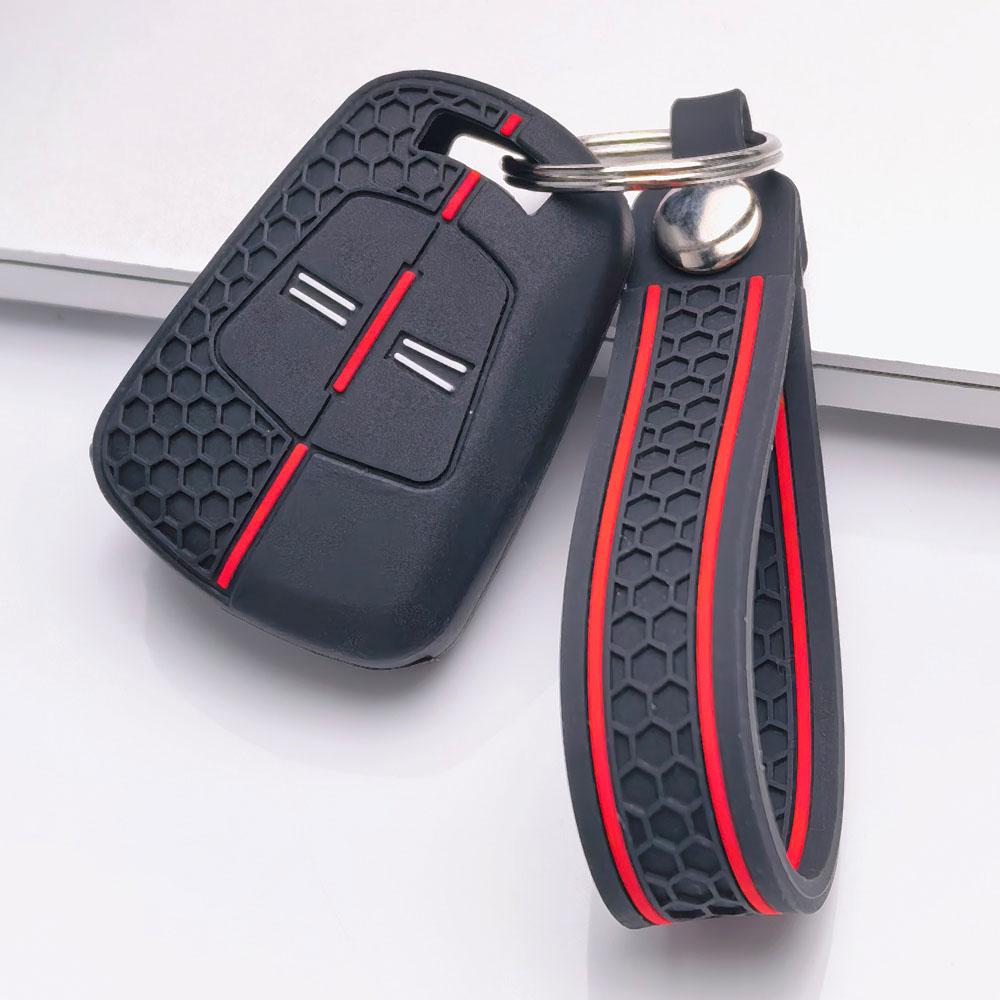 Copri Chiave per Opel Astra Corsa Insignia Mokka Zafira Vectra Signum Meriva Protezione Anti-Graffio Antiurto Texture Morbida
