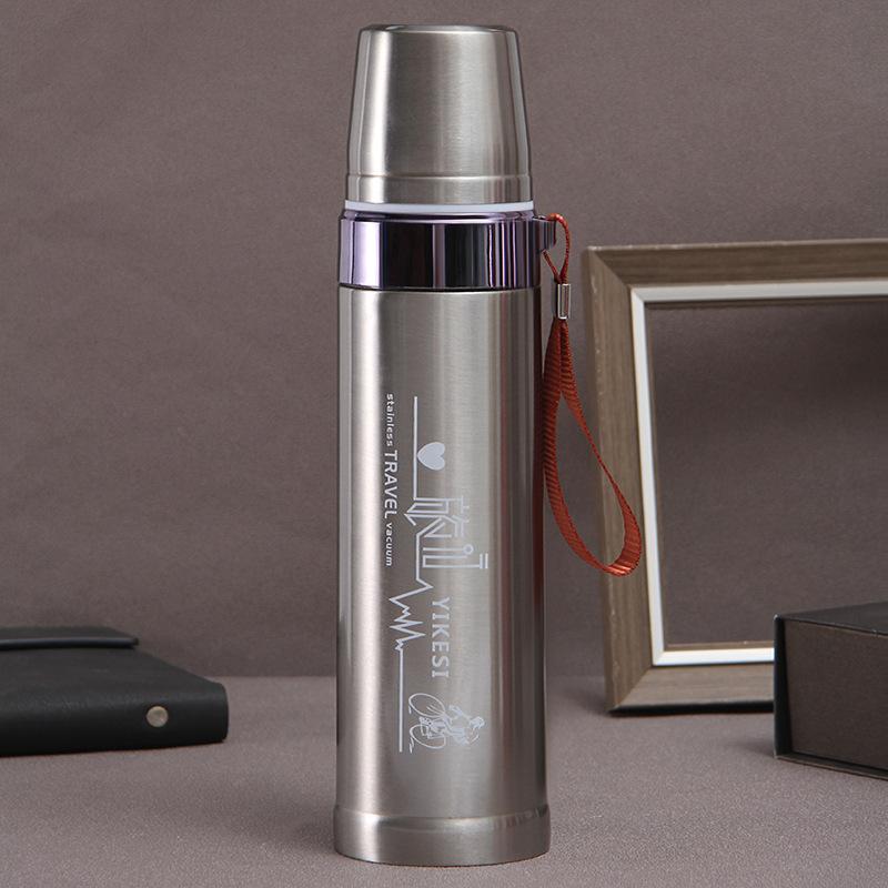 Große Kapazität Iron Bullet Thermos Becher Outdoor Portable Sling Sport Wasserkocher Auto Portable Reiten Reise Topf