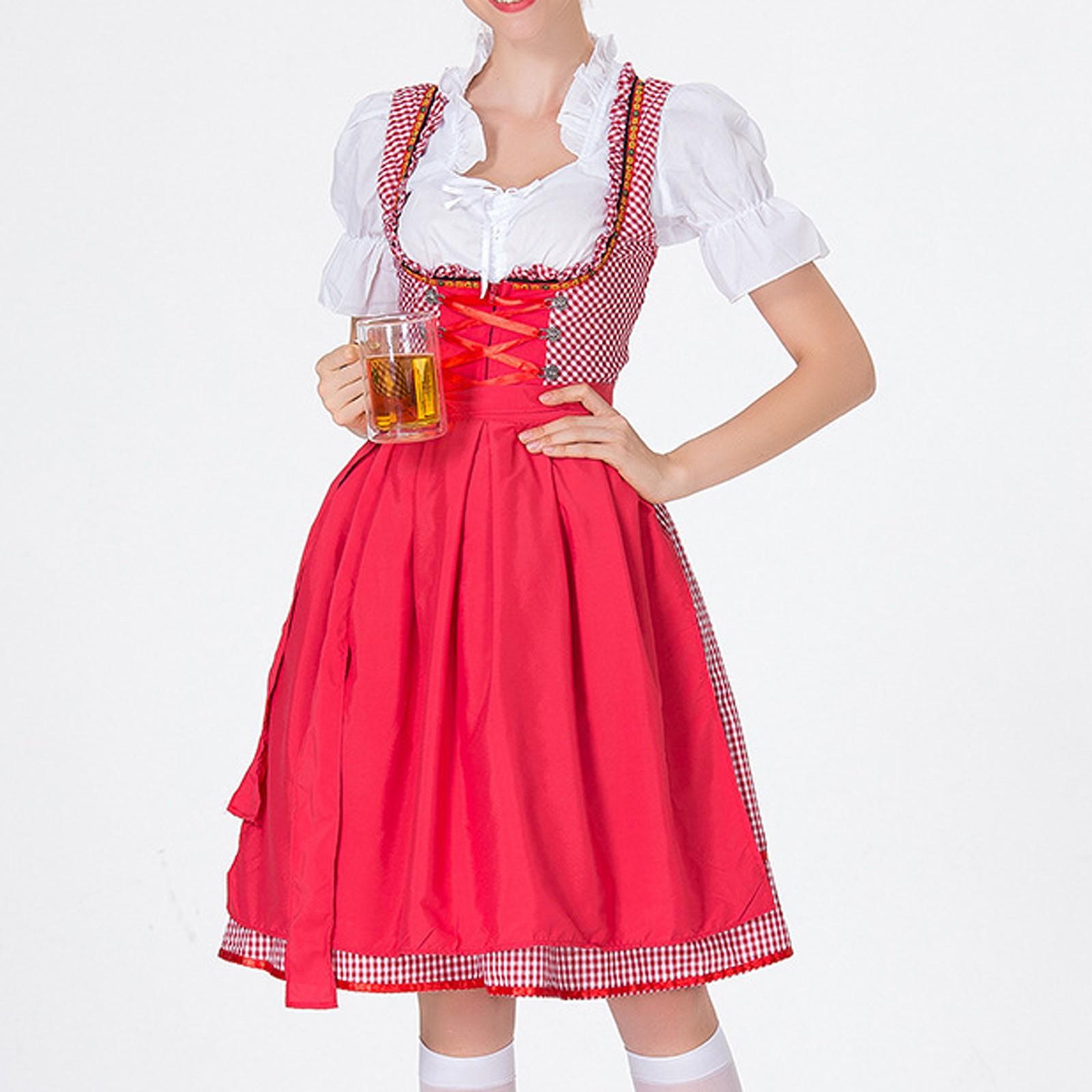 

Костюм для пивного фестиваля, Женский костюм для выступления, Платье с квадратным вырезом Платье с квадратным вырезом XXL