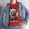 Funny Christmas Raccoon T-Shirt Mens Womens Tees Top