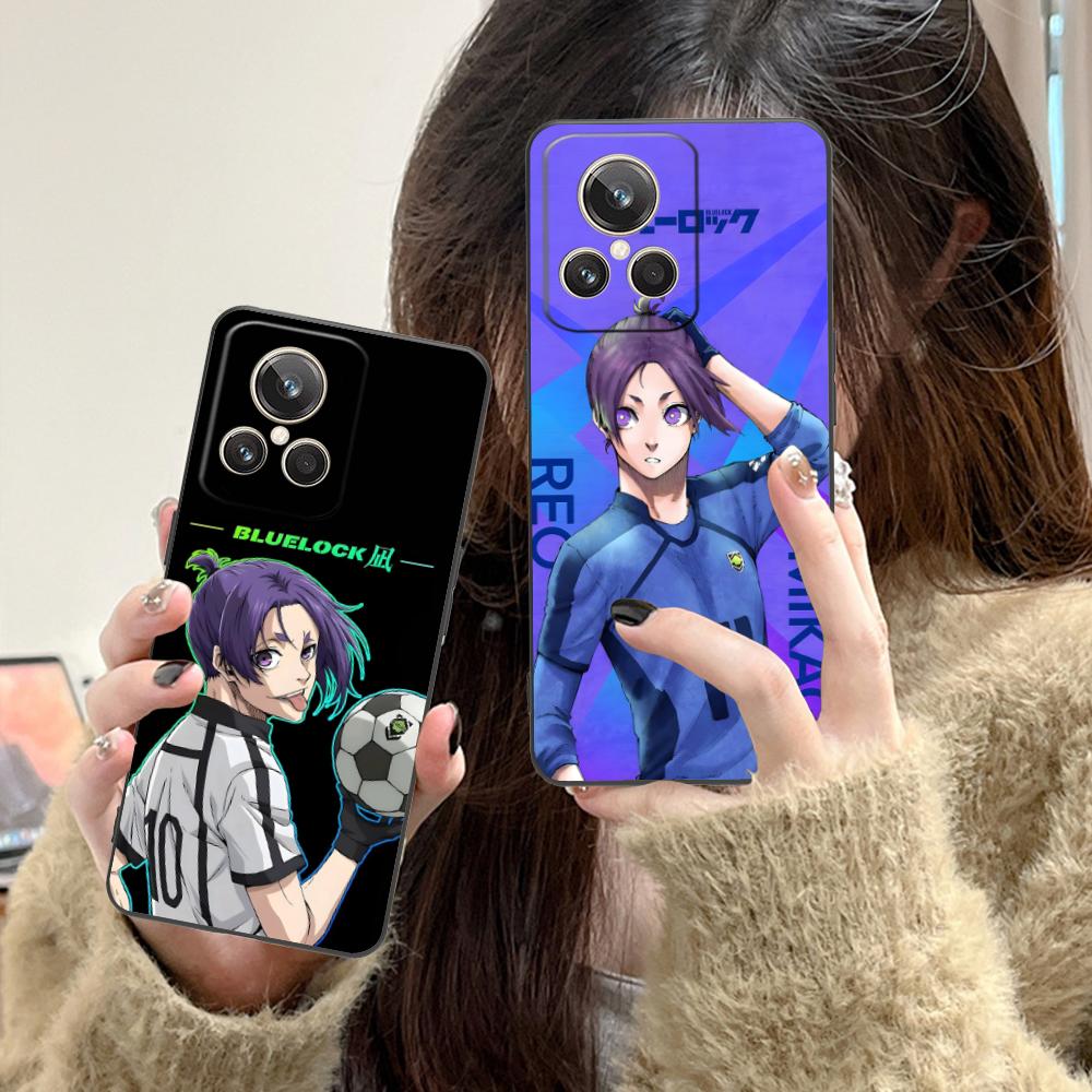 Blue Lock Reo Mikage Matte TPU Mobile Phone Case for Realme GT 8 Neo Pro C75 73 71 C67 65 C55 53 C35 31 C20 15 Colorful Cover