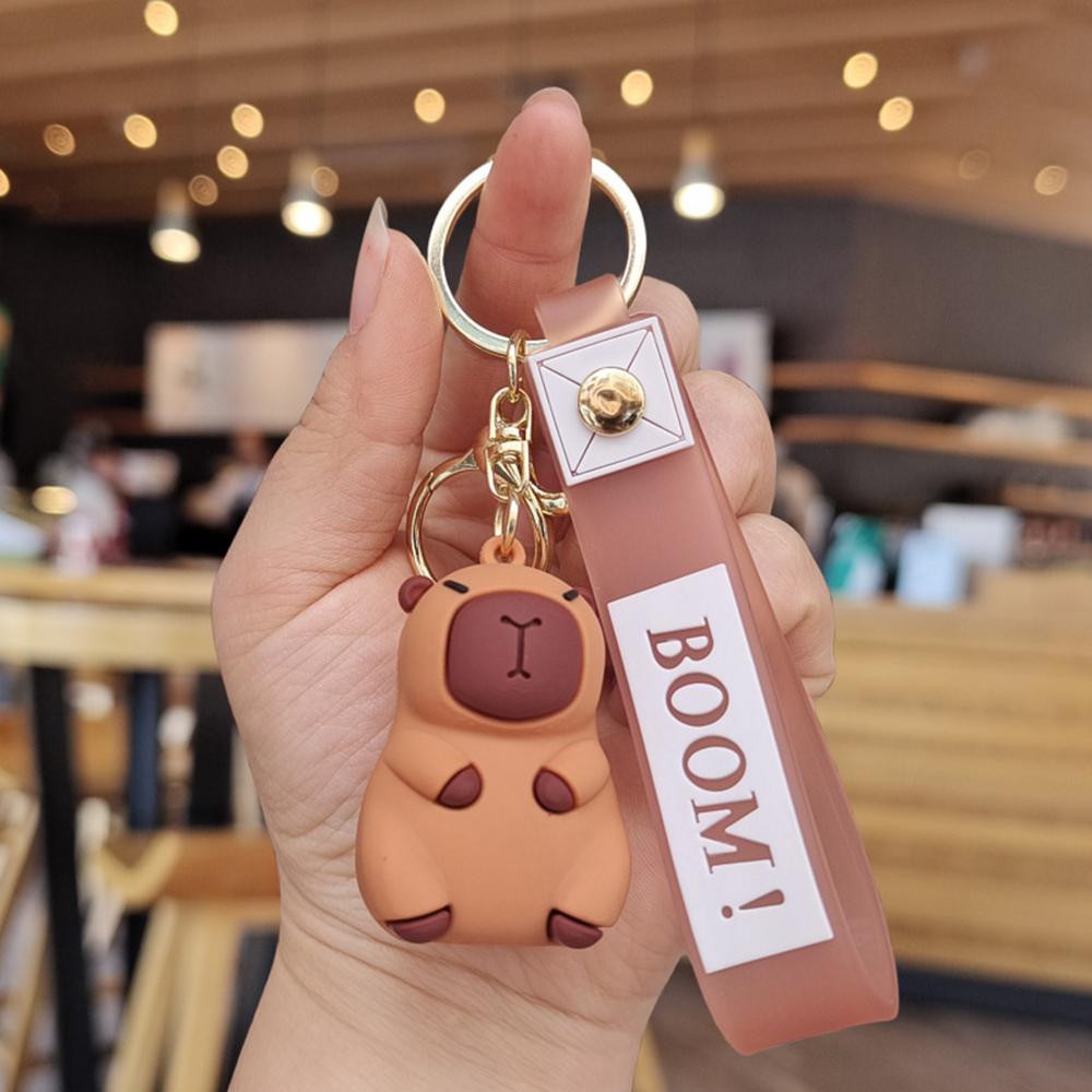New Brown Capybara Keychain Toy Pendant Decoration For Bags, Purses