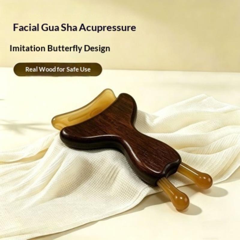 1Pc Sandalwood Face Massager Nose & Face Massager - Eye Relief Tool Snail Facial Meridian Massage