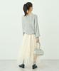 Music Drawstring Knit Pullover Heather Gray [Earth & Ecology] Women's Sweater,