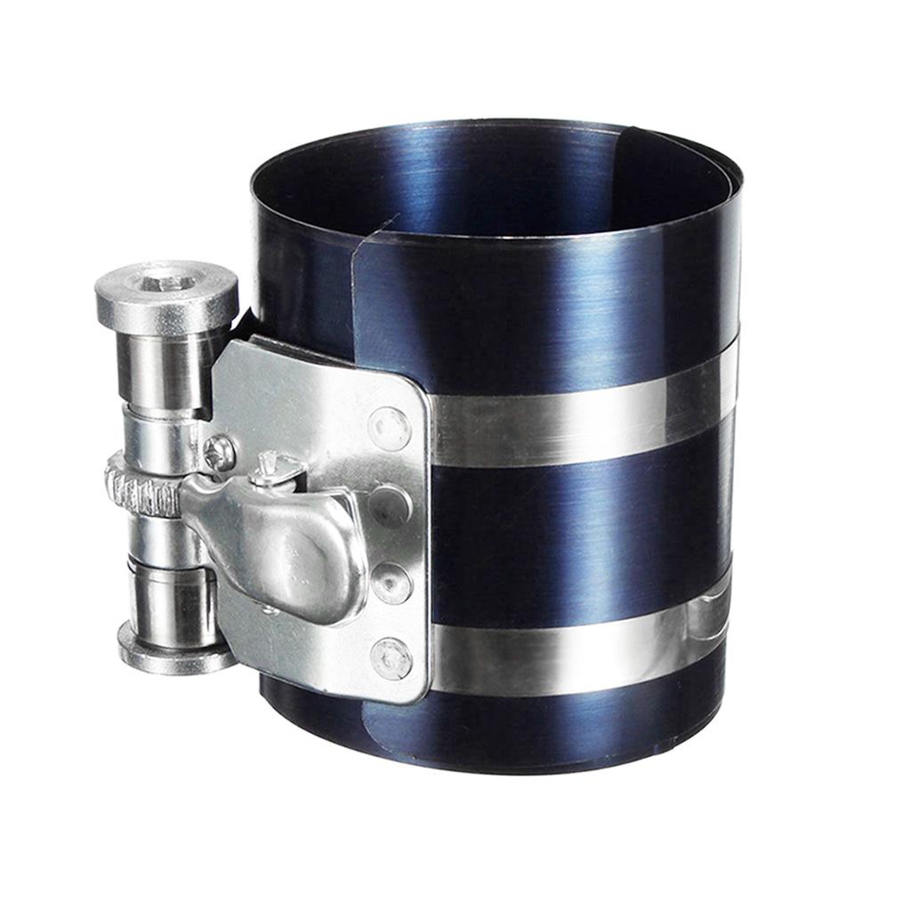 Piston Ring Compressor Engine Ratchet Type Clamp Band Installer 53-175mm Metal Ring Adjustable Compressor for Vehicle Car Repair