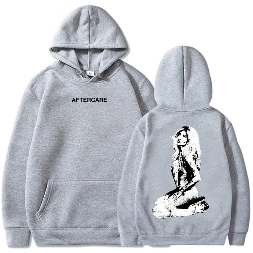 AFTERCARE Rhinestone Photo Hoodie Nessa Barrett Singer Printing Sweatshirts Women Clothing Long Sleeve Unisex Streetwear Hoodies