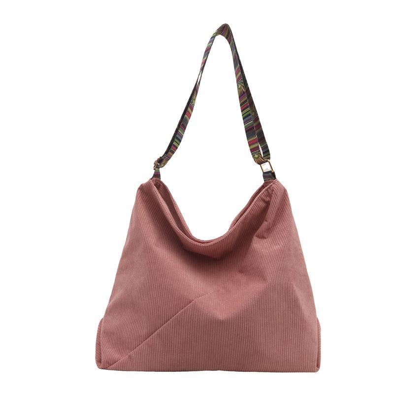 

Ленивый ветер дорожный рюкзак весна и лето большая вместимость литературный отдых сумка под мышкой бархатная сумка-тоут розовый