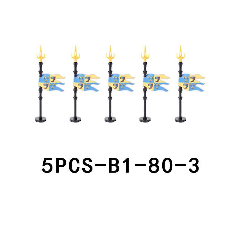 Medieval Castle Knight Figures Weapon Building Blocks Military Army Soldier Flag Shield Cloak Legion Accessories Bricks Toy Gift