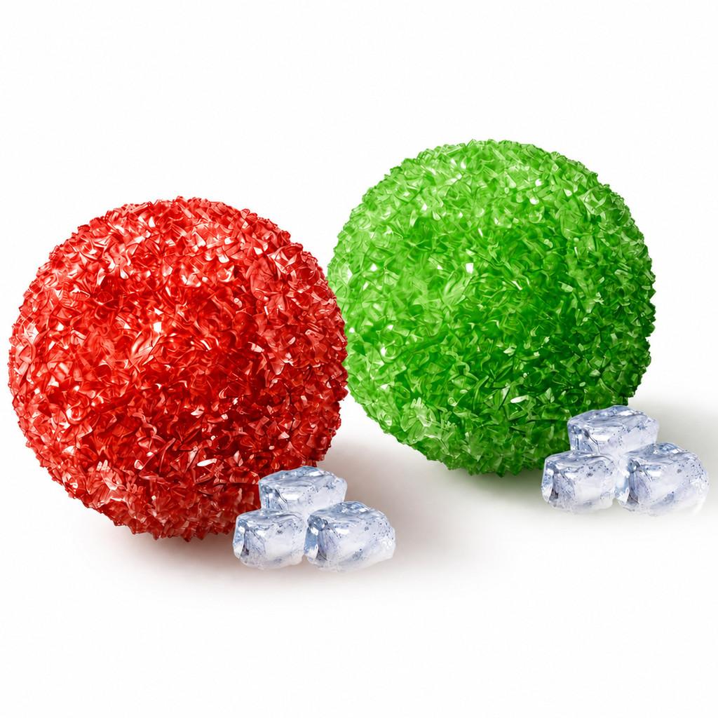 Handmade 6cm Ice Sand Stress Ball With Moldable Material For Kids And Adults