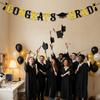 Gold Shining Graduation Party Banner Reusable Graduation Hanging Banner  Party Decorations