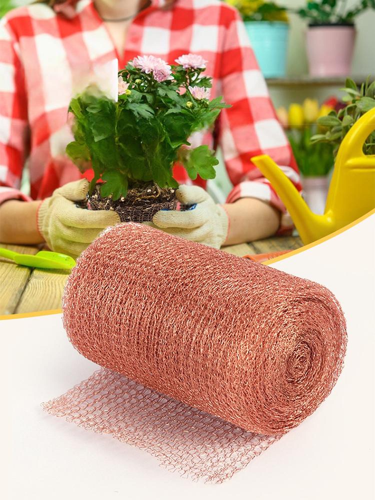 Anti-Pest Copper Mesh Anti Bird Net Outdoor Squirrel Repeller Anti-Snail Copper Wire Net Signal Shielding Net Vegetable Garden