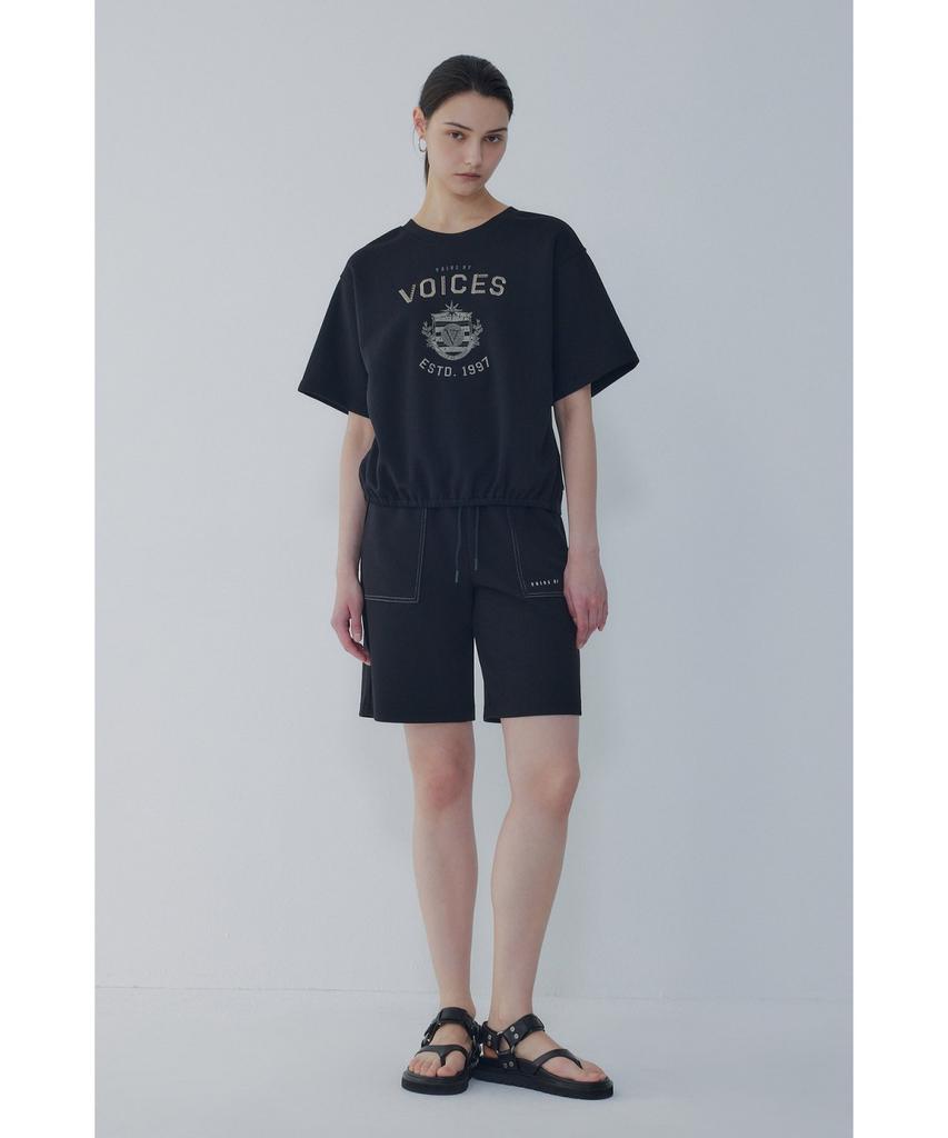 Bobeu Embroidered Two-Way T-Shirt_Black 7156240008