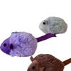 Plush Cat Toy Squeaky Simulation Mouse Interactive Kitten Toy Faux Fur Mice Chew Game Cat Accessories