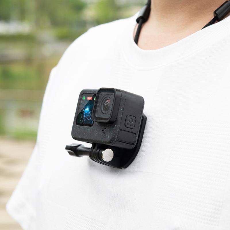 Action Camera Magnetic Harness Mount, Adjustable POV Vlogging Mount Accessory For GO3 More Action Cameras