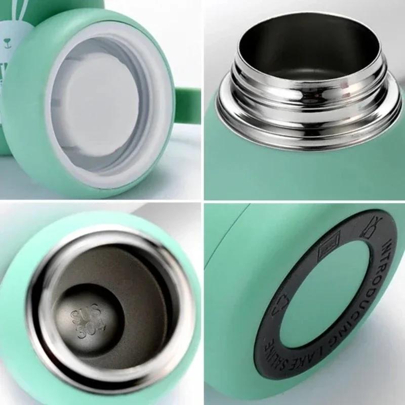 High Aesthetic 304 Stainless Steel Thermal Cup Big Belly Insulated Coffee Mug for Office Couple Water Bottle Water Bottles