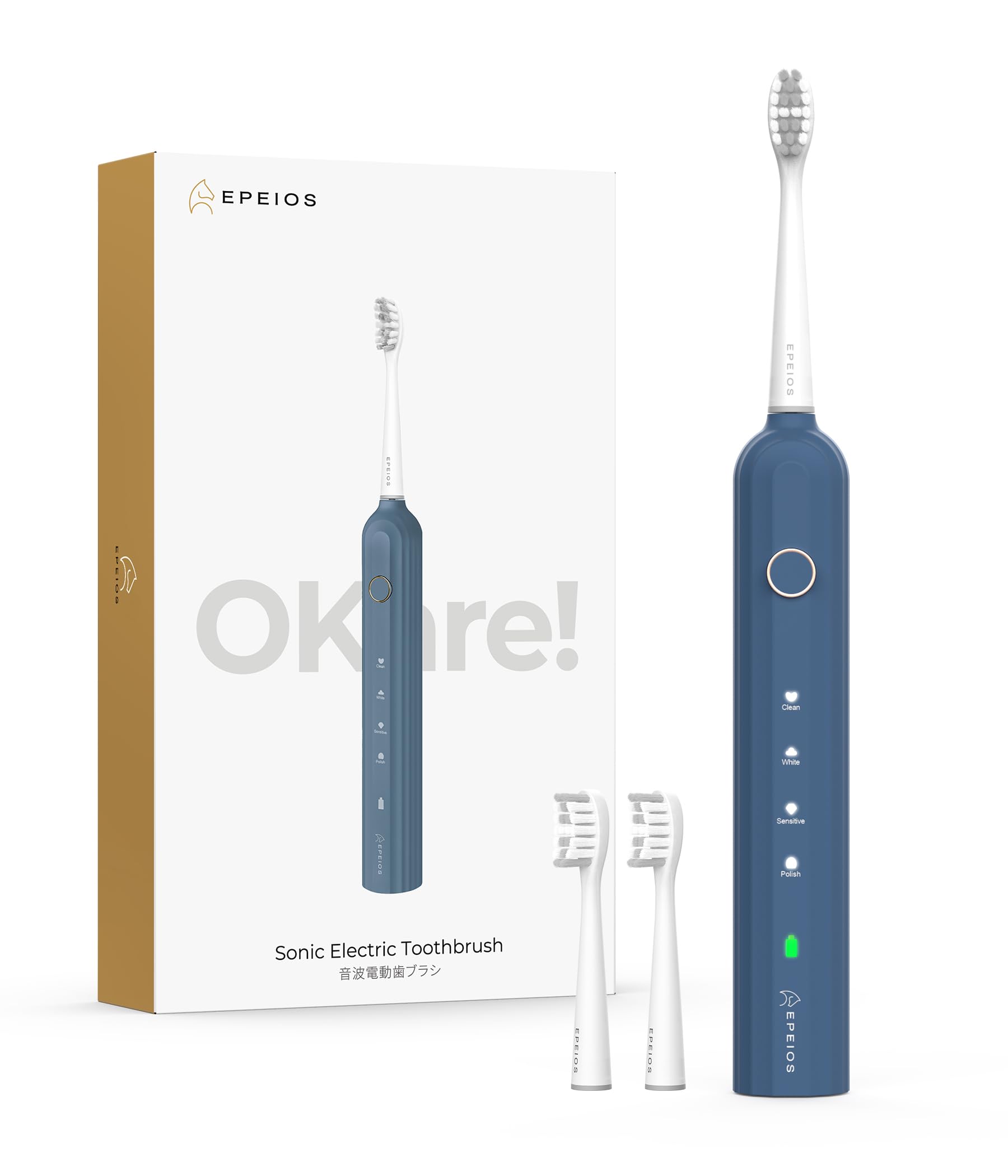 

[[Обзор бытовой техники] Лучшая покупка 2024 №. 1 (3-й год подряд) Зал славы] Электрическая зубная щетка Epeios Звуковая зубная щетка Звуковая сменная