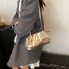 PU-Leder Plissierte Damen Knödeltasche Elegante Bankett Clutch Tasche Raffinierte Unifarbene Mode Abendtasche Damen Hochzeit Schicke Hobo Tasche