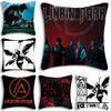 Rock Band L-Linkin Cool P-Park Kissenbezug Quadratisches Kissen Schlafzimmer Sofa Freizeit Komfortkissen Auto Wohnzimmer Heimdekoration